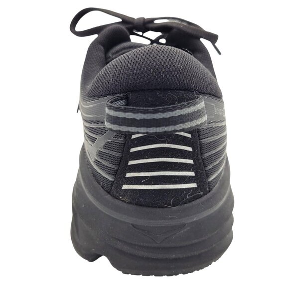 HOKA One One Bondi 7 Wide Walking Running Gym Shoes 1110531 Black Mesh Men's 10D - Picture 5 of 10